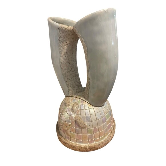 Tradewinds by JULIE UELAND Beach Decor Turtle Large Double Vase - Picture 7 of 8